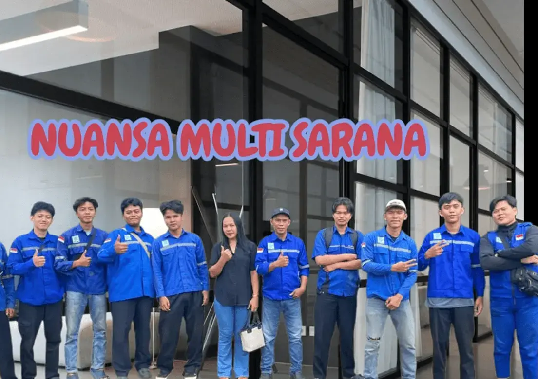 Professional AC technician working on an outdoor unit